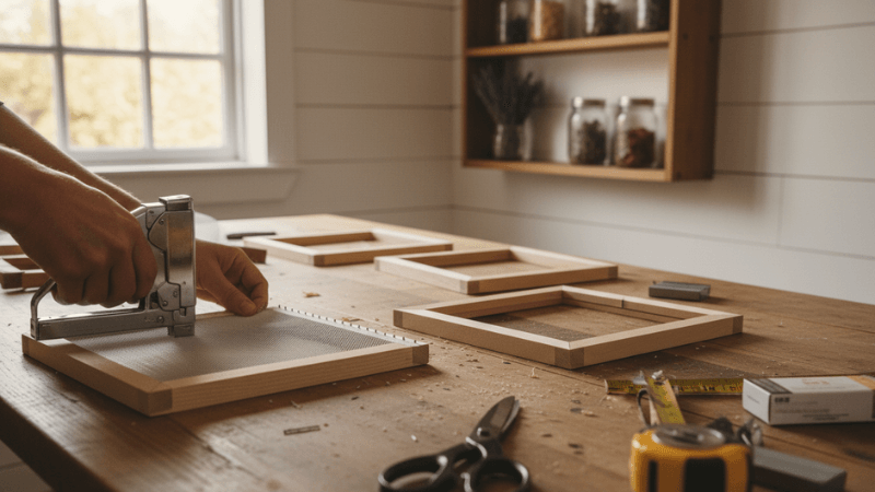 Bonus 2: Building a DIY mould and deckle frame from dollar store supplies